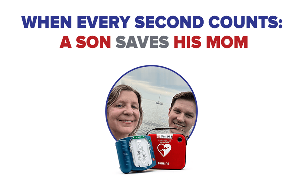 “She Died in My Arms—And Came Back”: How One Son’s CPR Skills and an AED Saved His Mother’s Life - American Hospital Supply