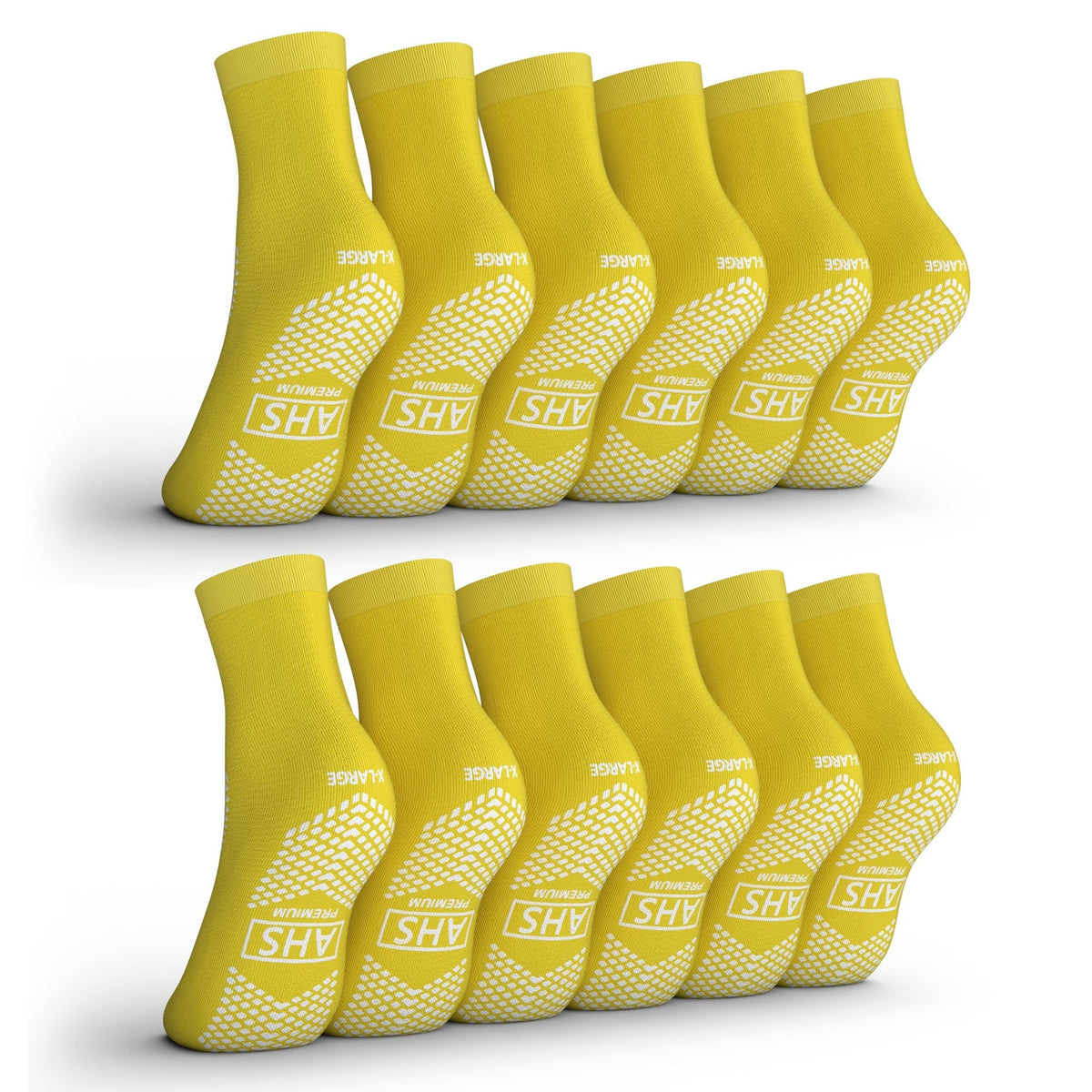 AHS Premium Hospital Socks with Grippy Anti - Slip Tread - American Hospital Supply
