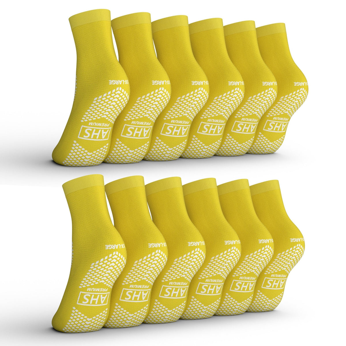 AHS Premium Hospital Socks with Grippy Anti - Slip Tread - American Hospital Supply