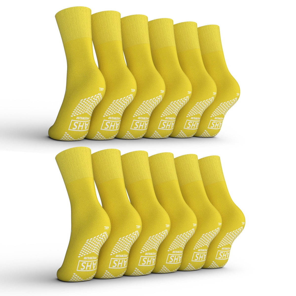 AHS Premium Hospital Socks with Grippy Anti - Slip Tread - American Hospital Supply