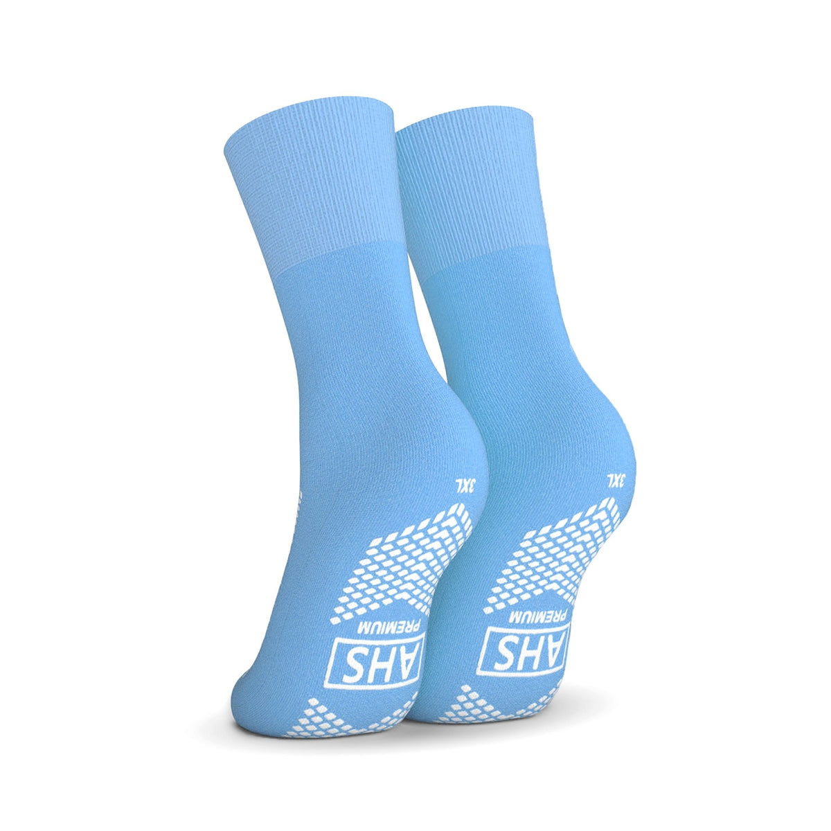 AHS Premium Hospital Socks with Grippy Anti - Slip Tread - American Hospital Supply