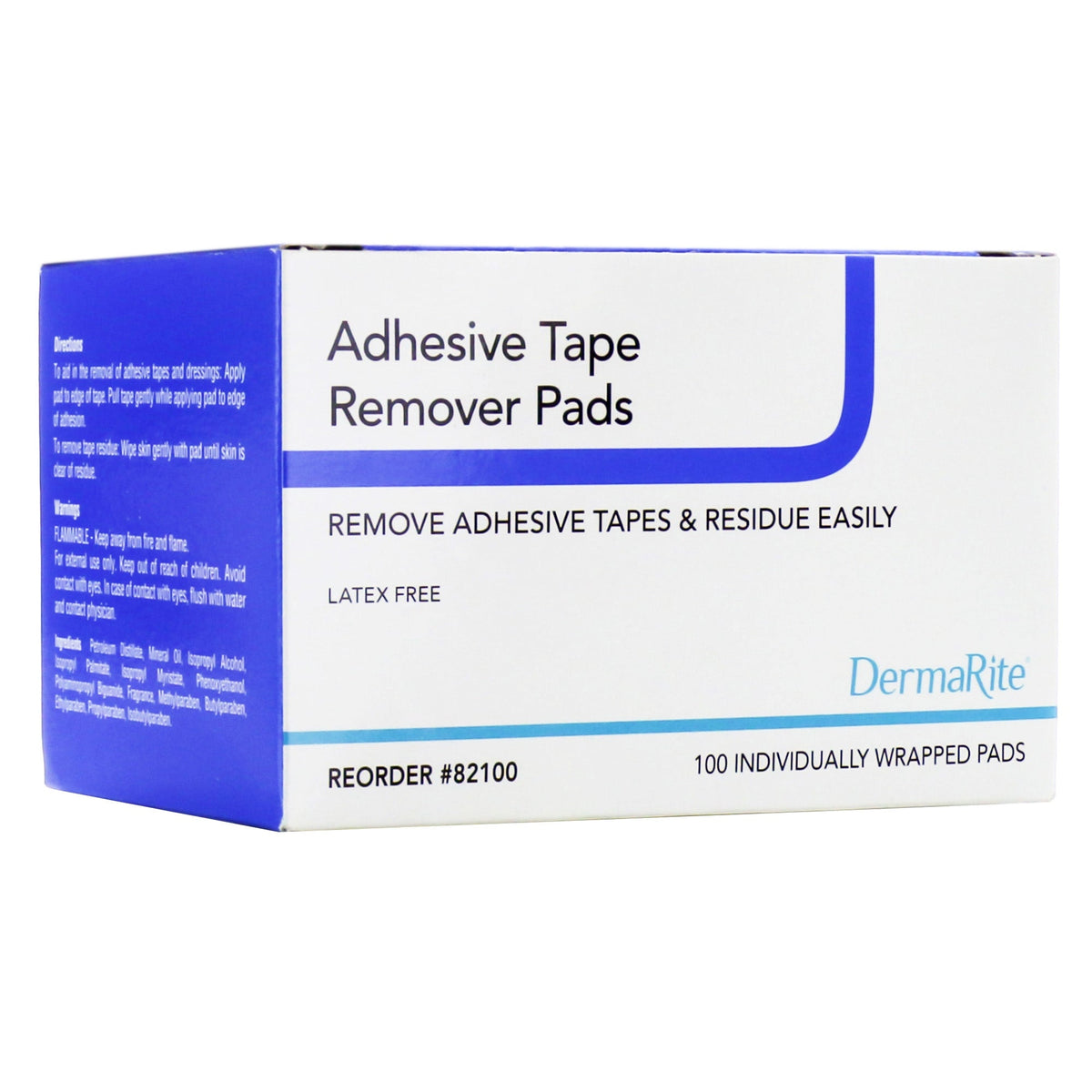 DermaRite® Adhesive Remover, 3¼ x 1½ Inch Pads - American Hospital Supply