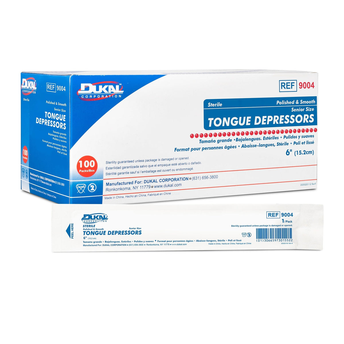 Dukal™ Individually Wrapped Tongue Depressors - American Hospital Supply