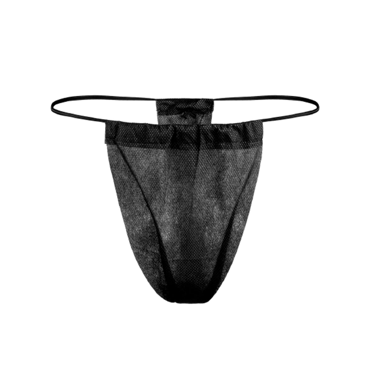 Dukal Reflections Spa Thong Panty, Black - American Hospital Supply