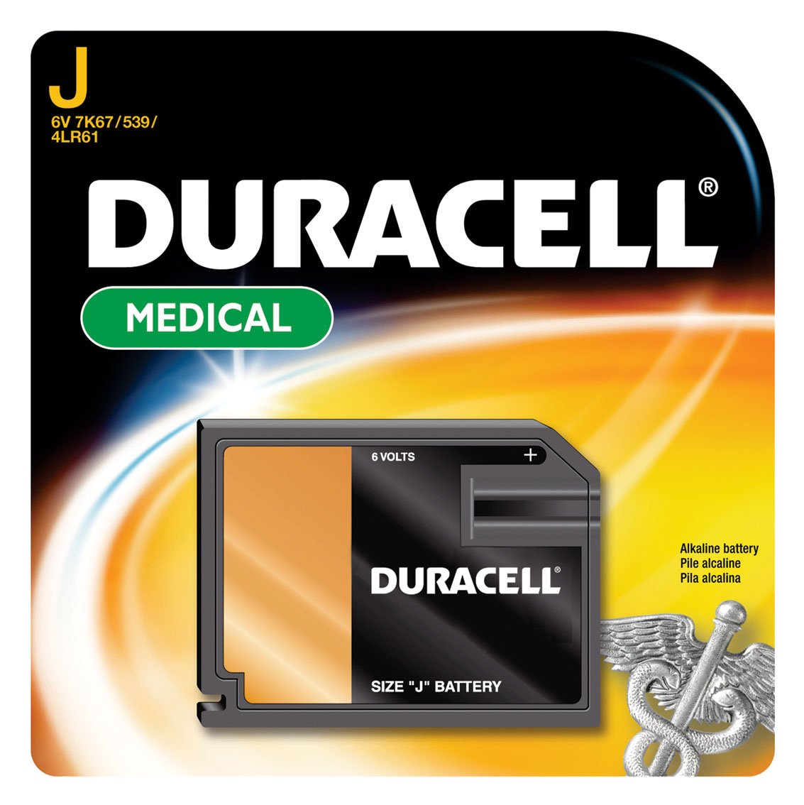 Duracell® Medical Alkaline Battery, J Cell, 6V - American Hospital Supply