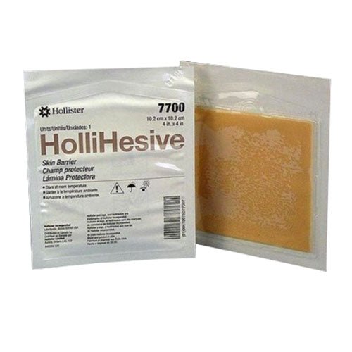 Hollihesive (Standard Wear) Skin Barrier, 4" x 4" - American Hospital Supply