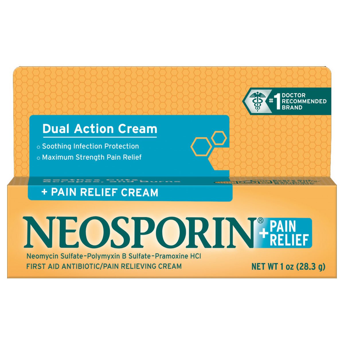 Neosporin Plus Pain Relief Cream, 1 oz. - American Hospital Supply