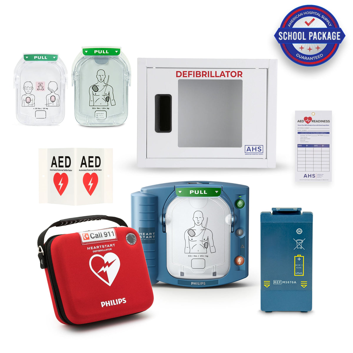 Philips HeartStart OnSite AED School Package - American Hospital Supply