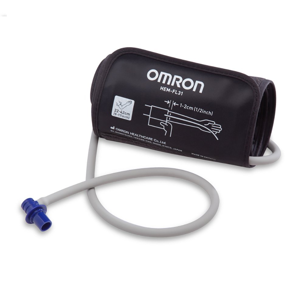 Reusable Blood Pressure Cuff Omron® 23 to 45 cm Arm Nylon Cuff Wide Range Adult Cuff - American Hospital Supply