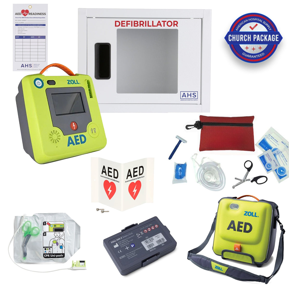 ZOLL AED 3 Church Package - American Hospital Supply