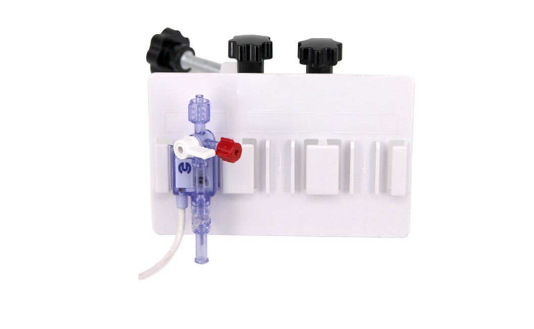 AHS Arterial Line Transducer Holder for IV Pole - American Hospital Supply