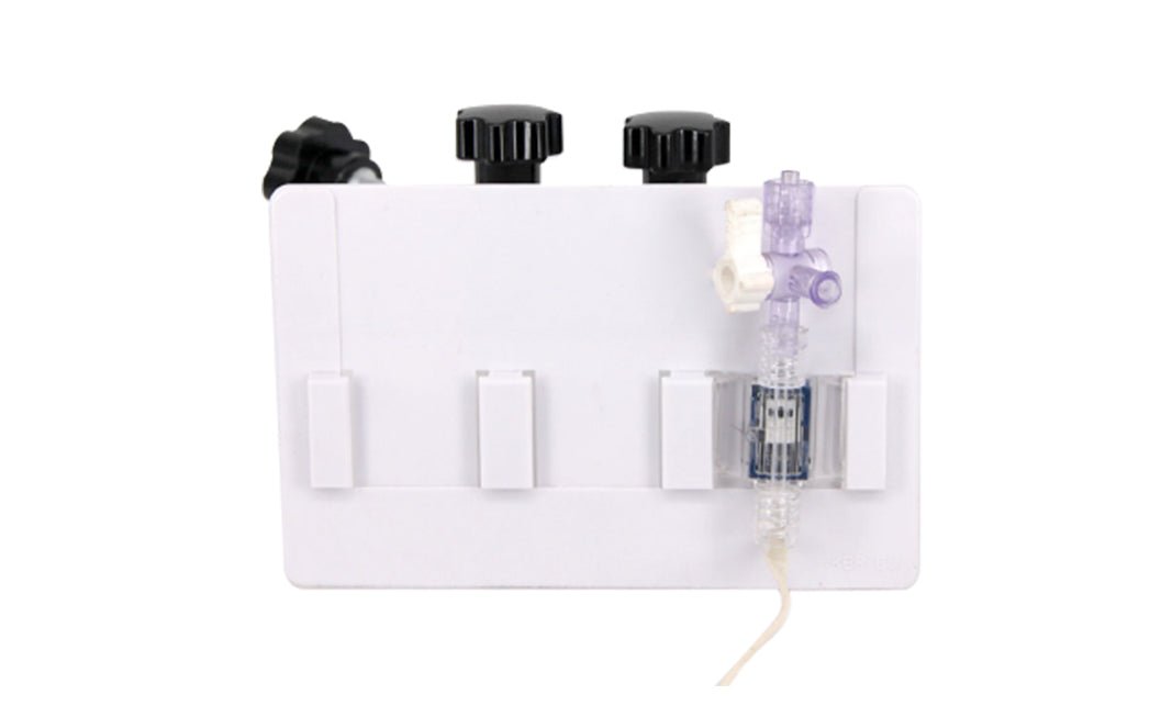 AHS Arterial Line Transducer Holder for IV Pole - American Hospital Supply