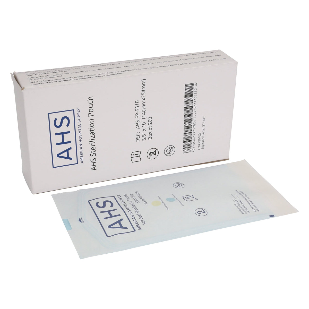 American Hospital Supply Sterilization Pouches for Instruments - American Hospital Supply