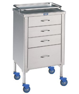 Anesthetist Cart Cabinet with Drawers - American Hospital Supply