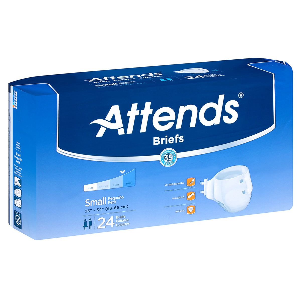 Attends® Unisex Heavy Absorbency Incontinence Brief - American Hospital Supply