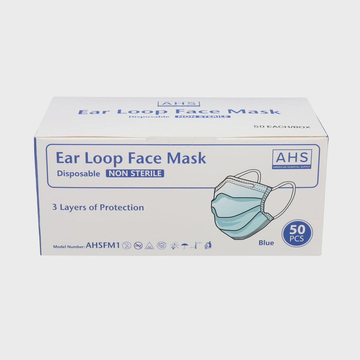 3 Ply Surgical Earloop Face Masks from American Hospital Supply