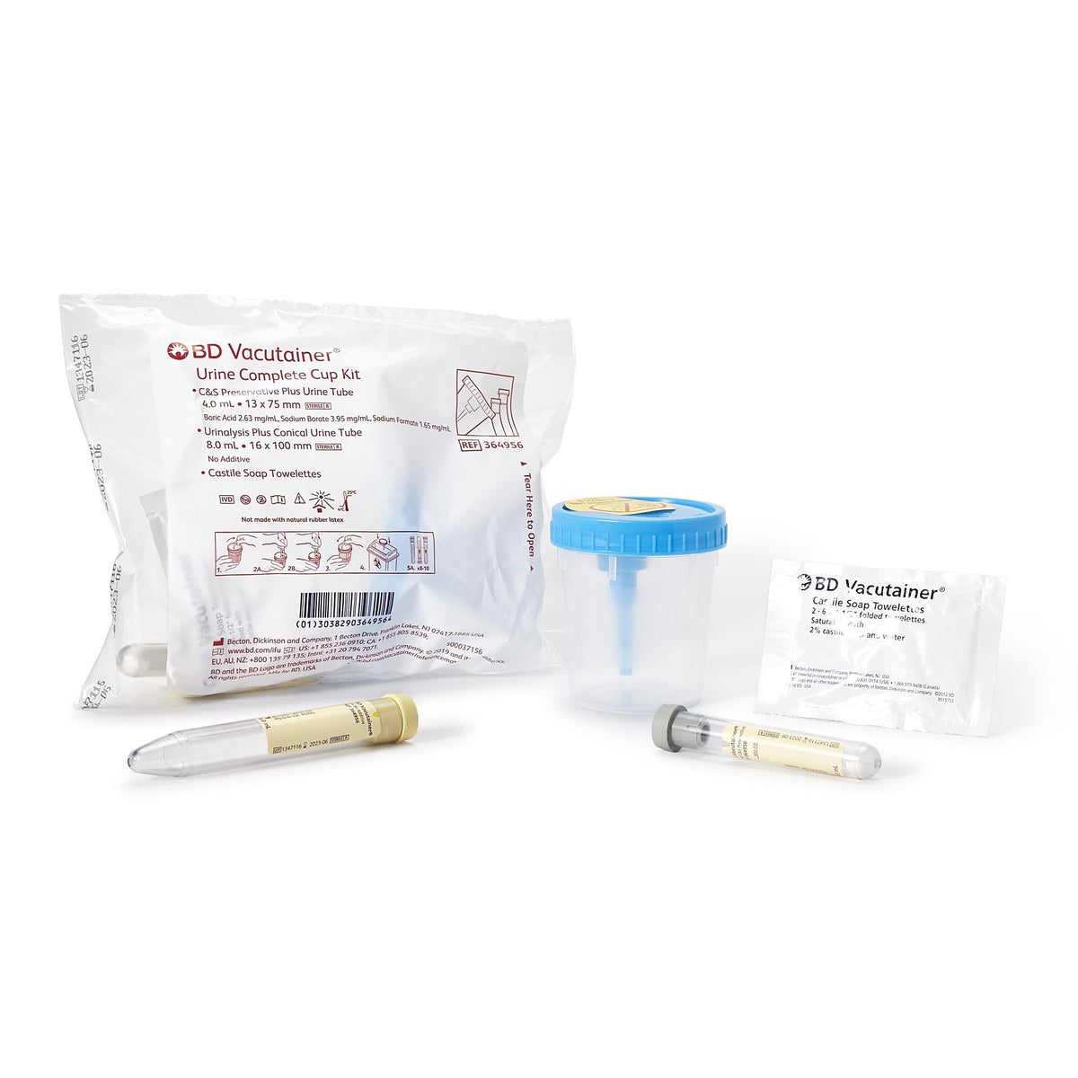 Bd Collection Containers BD Vacutainer® Urine Specimen Collection Kit | Box of 50