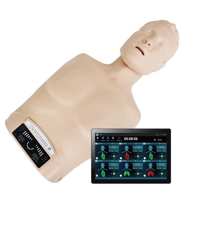 BT Inc Sherpa-X Smart CPR Trainer with Magnetic AED Pads and Training Modes - American Hospital Supply