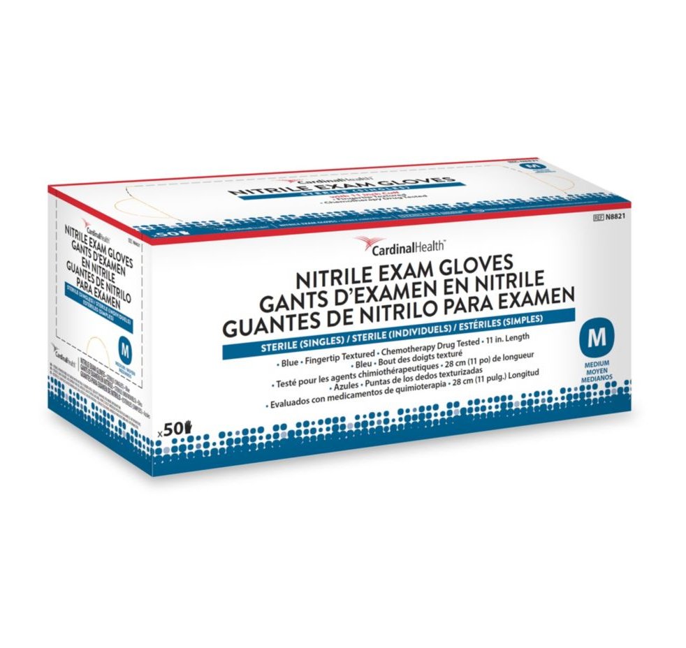Cardinal Health Powder-Free Sterile (Singles) Nitrile Exam Glove - American Hospital Supply
