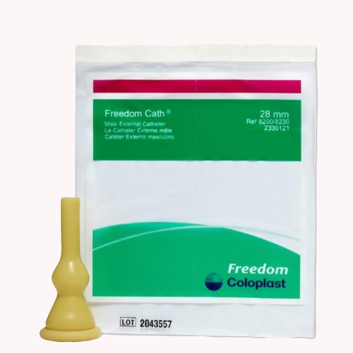 Freedom Cath Male External Catheter, Self-Adhesive - American Hospital Supply
