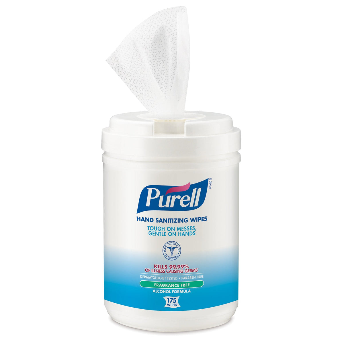 GOJO Purell Hand Sanitizing Wipes, Ethyl Alcohol Wipe Canister - American Hospital Supply