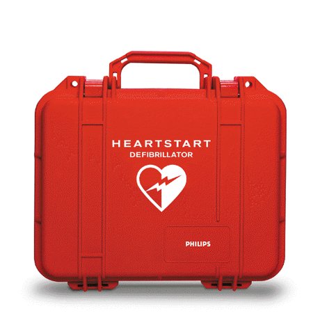 HeartStart OnSite, Home, HS1, FRx AED Plastic Waterproof Shell Carry Case - American Hospital Supply
