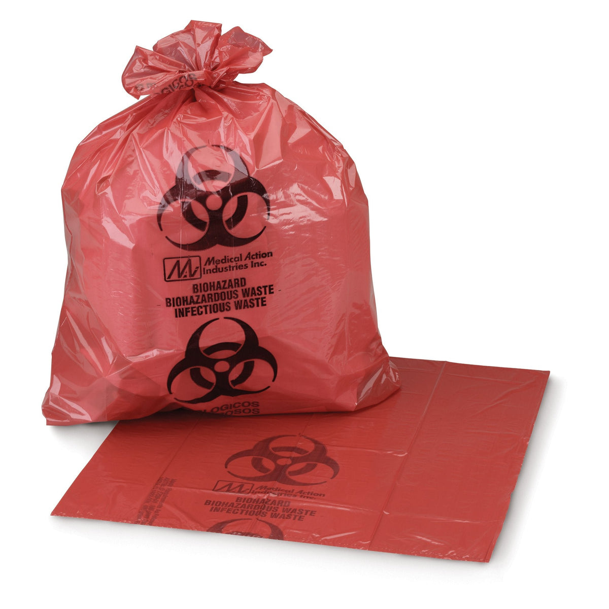 Infectious Waste Bag 10 to 15 gal. Red Bag 24 X 32 Inch - American Hospital Supply