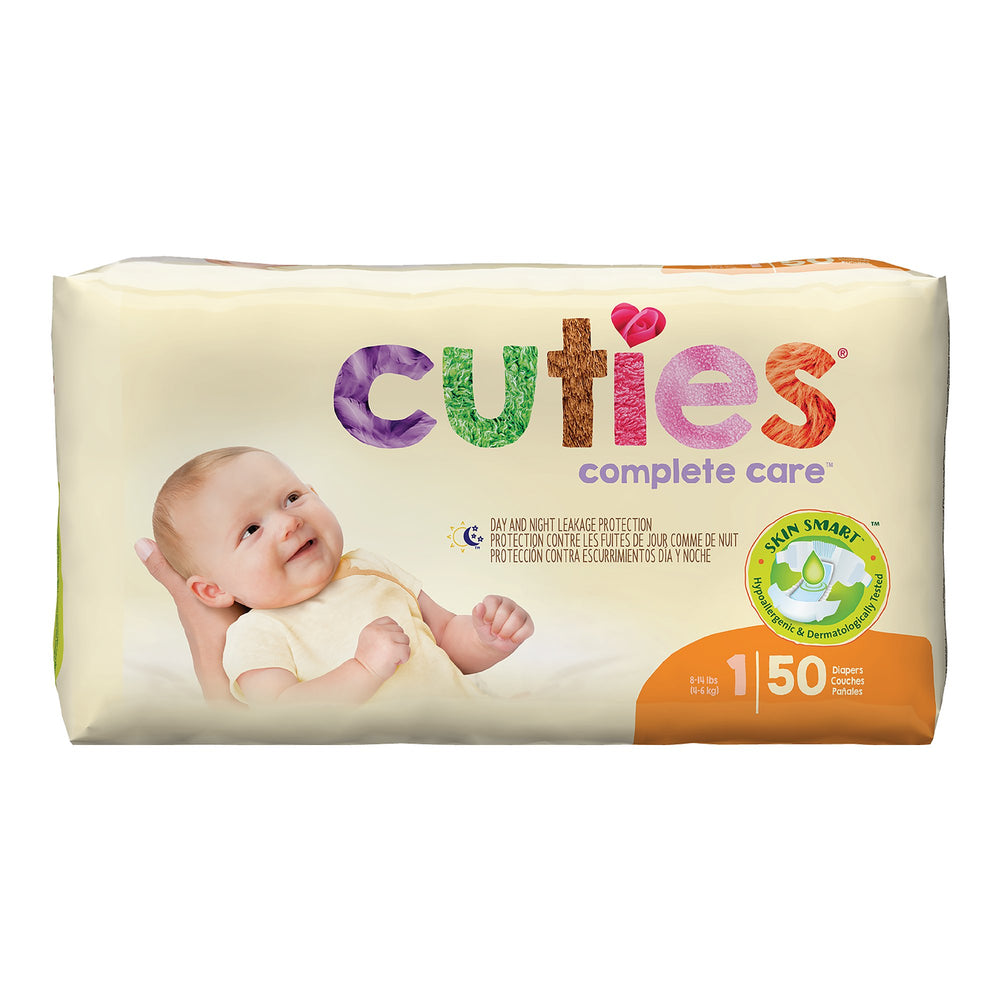 Cuties® Premium Diaper, Size 1 freeshipping orders $50 or more - American Hospital Supply