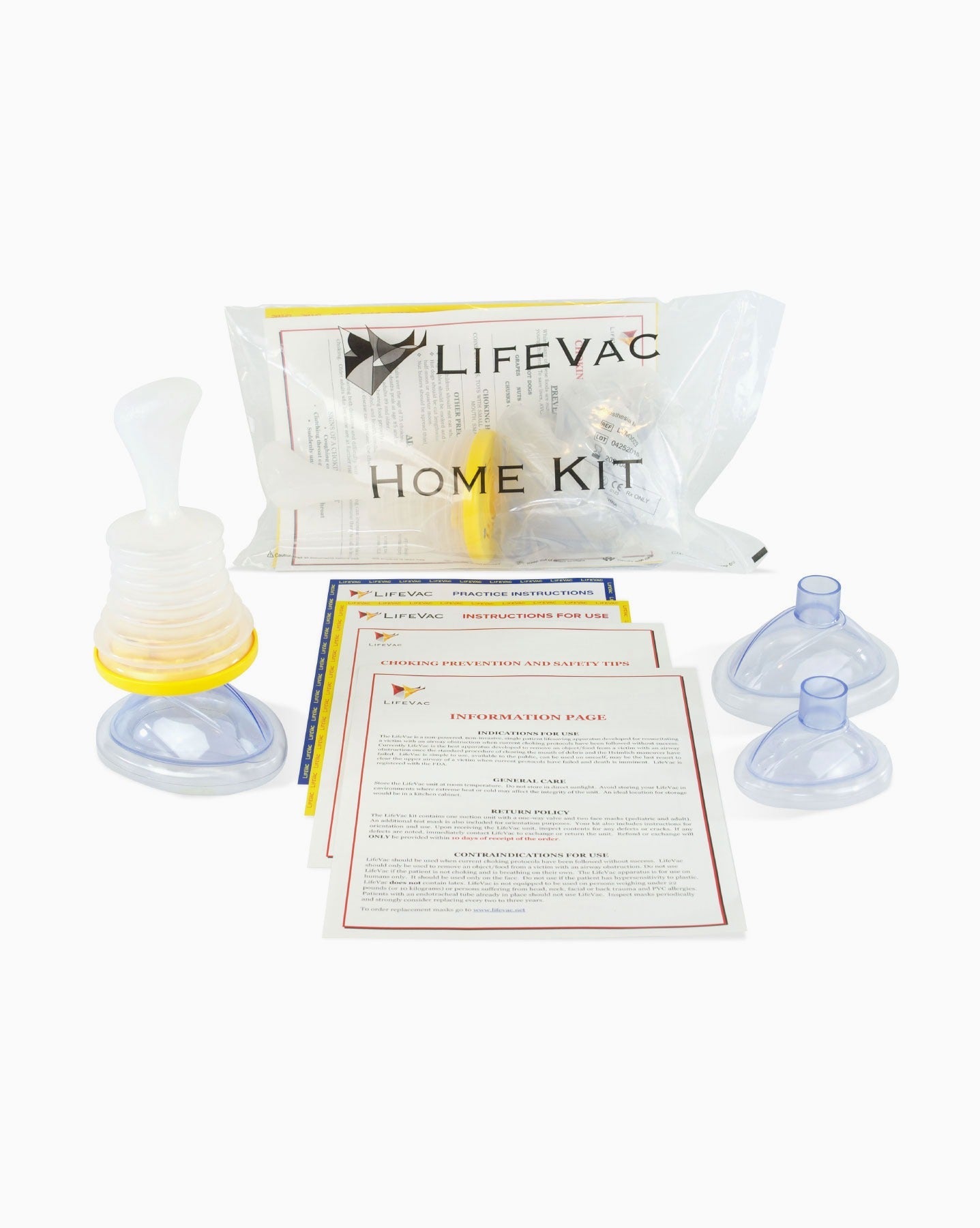 LifeVac Adult and Child Non-Invasive Choking First Aid Home Kit