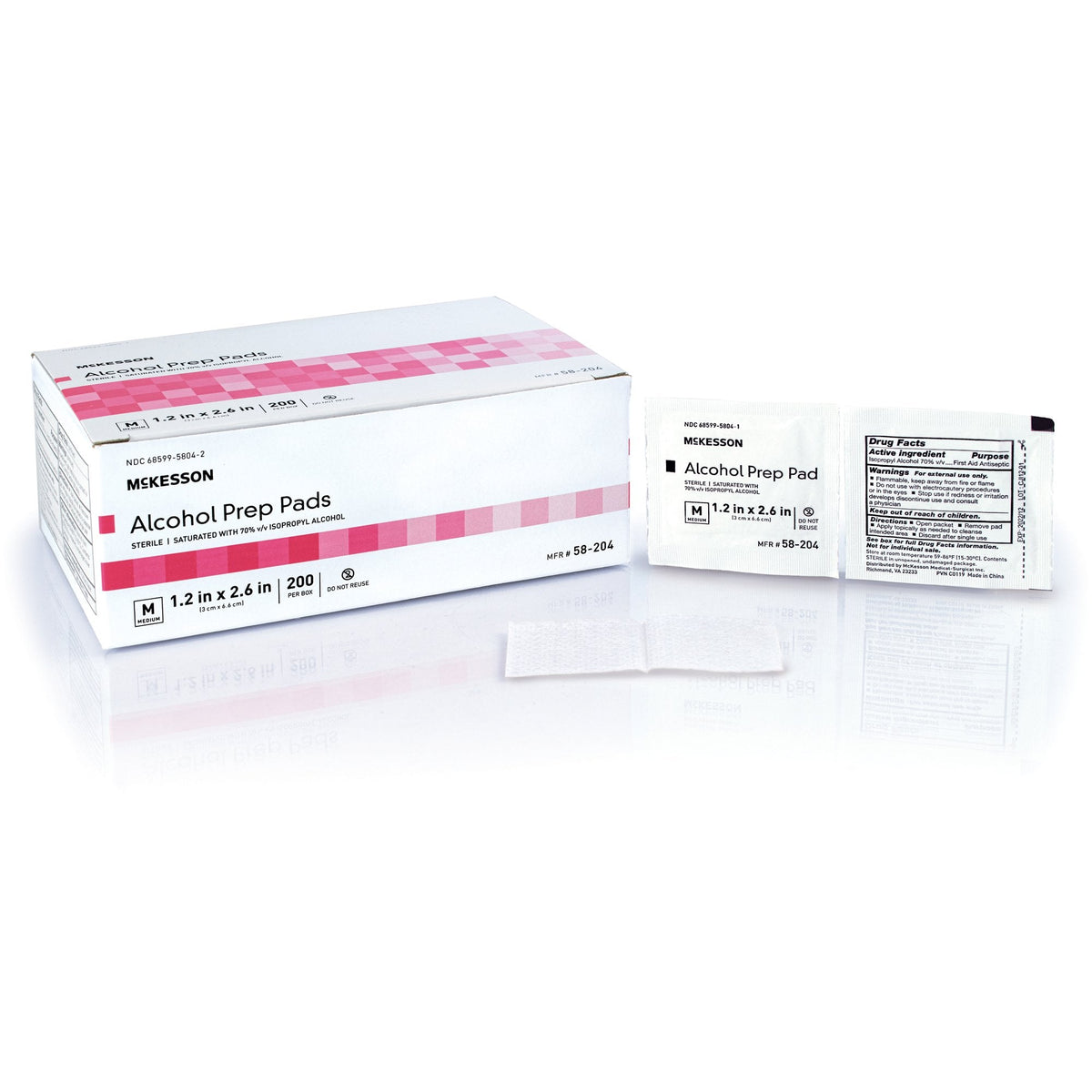 McKesson Alcohol Prep Pad Wipe - American Hospital Supply