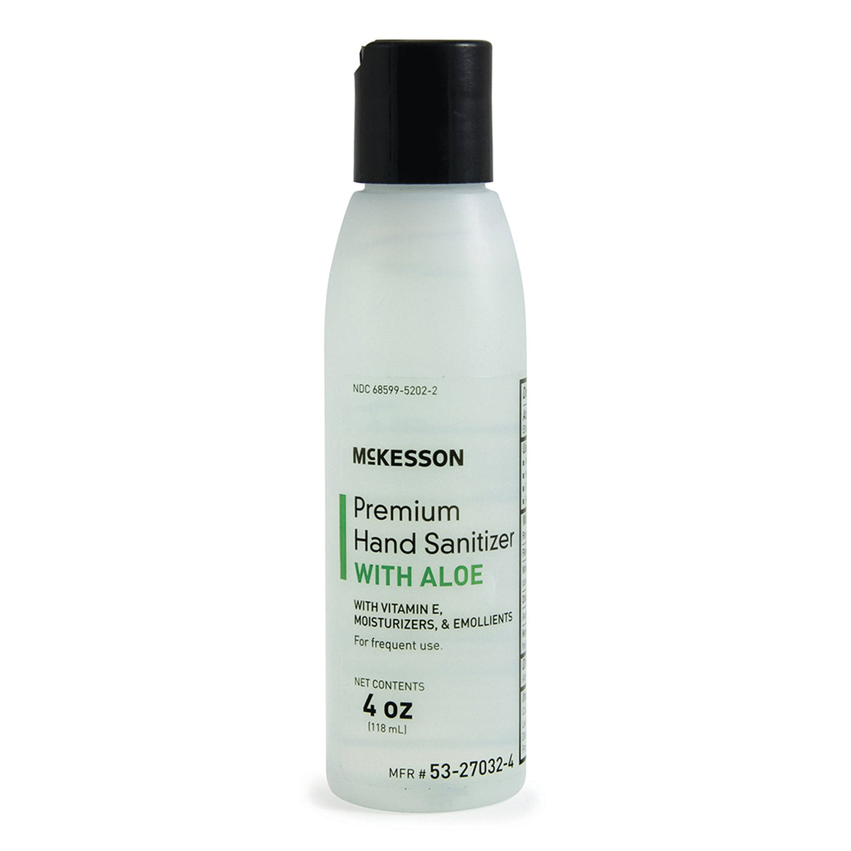McKesson Premium Hand Sanitizer With Aloe, Ethyl Alcohol Gel, 4 oz Bottle - American Hospital Supply