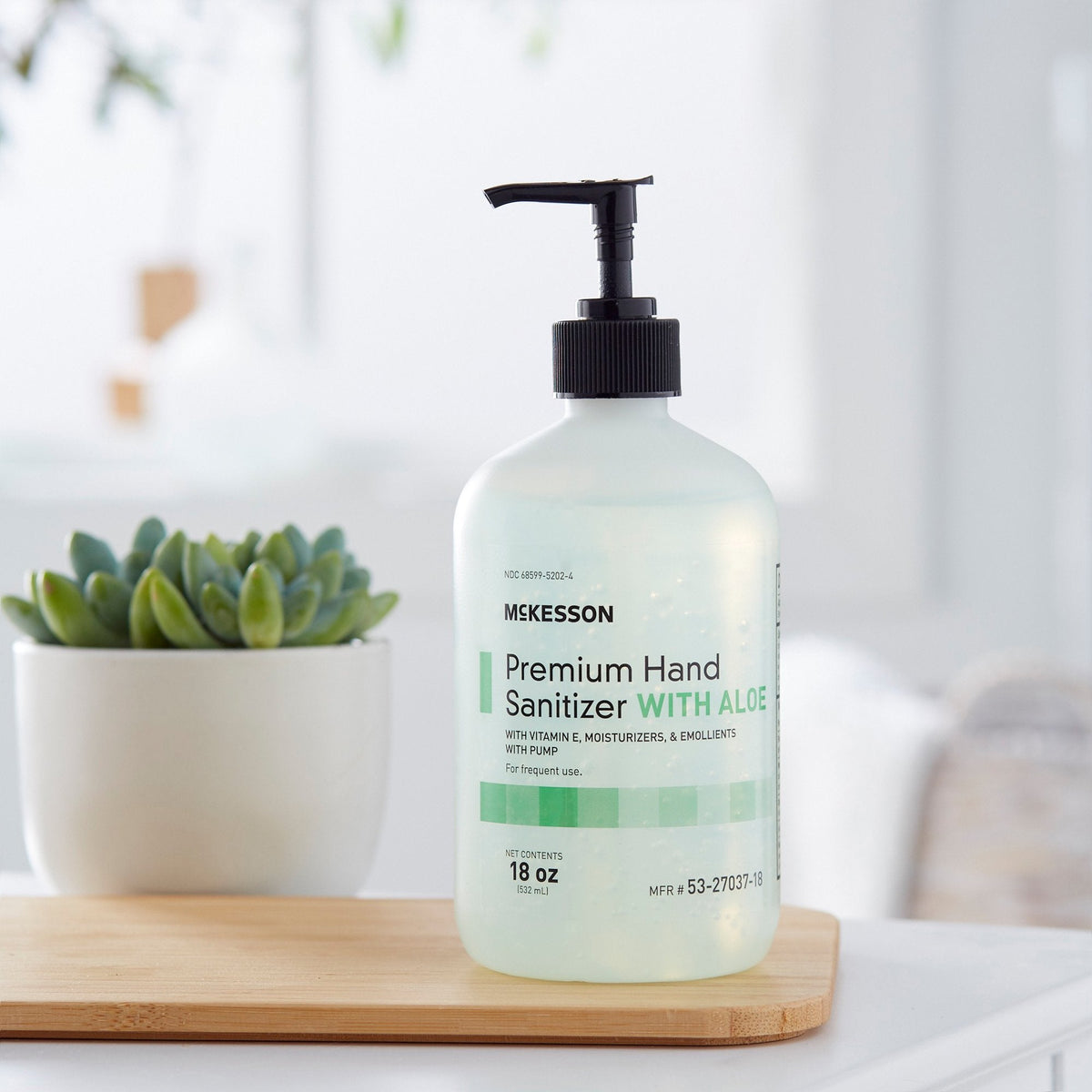 McKesson Premium Hand Sanitizer with Aloe - Gel Pump Bottle - American Hospital Supply