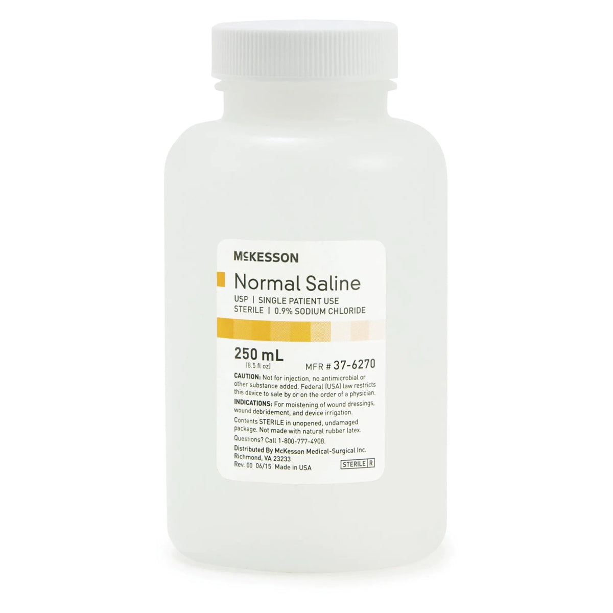 McKesson Saline Irrigation Solution, 500 mL Bottle - American Hospital Supply