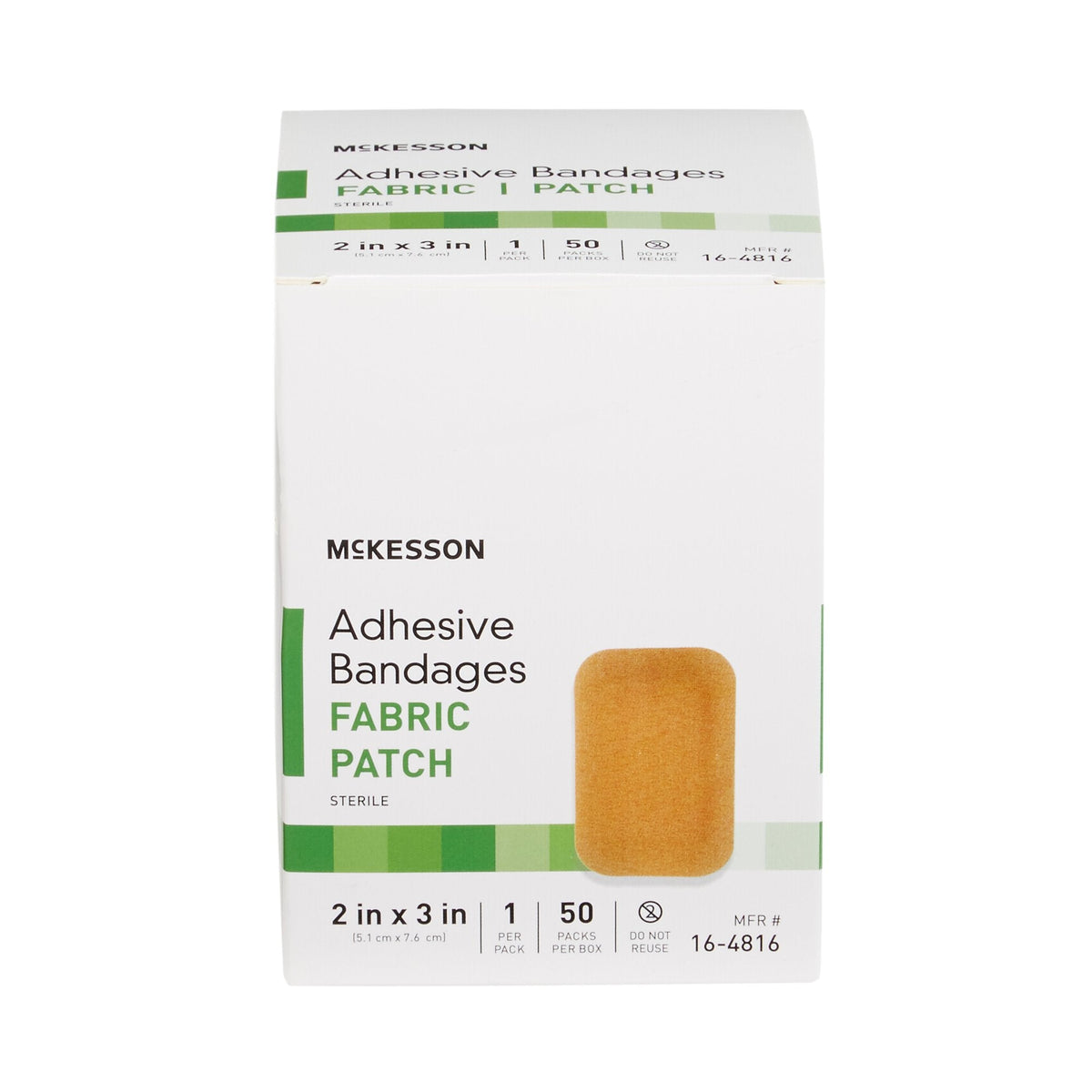 McKesson Tan Adhesive Strip, 2 x 3 Inch - American Hospital Supply