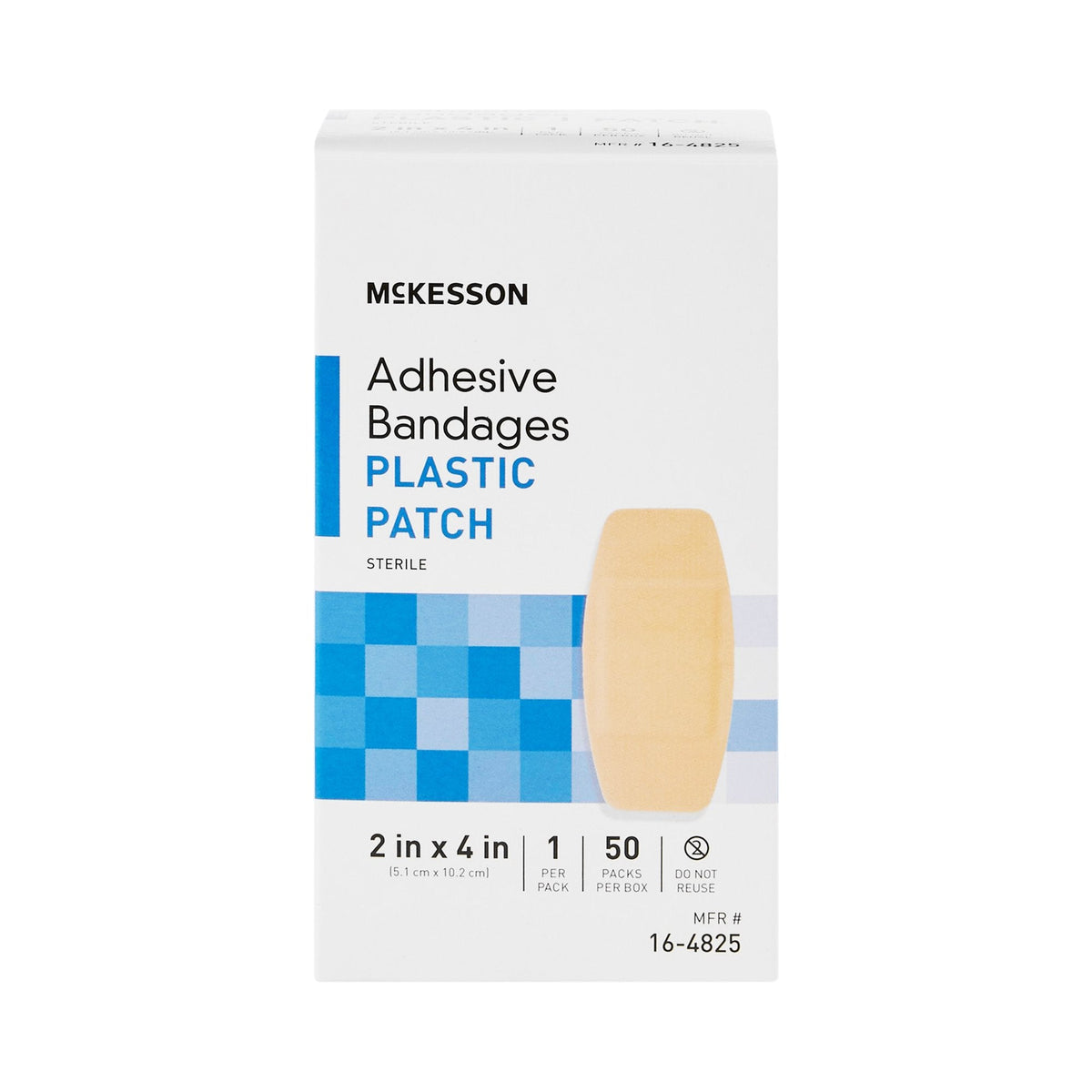 McKesson Tan Adhesive Strip, 2 x 4 Inch - American Hospital Supply