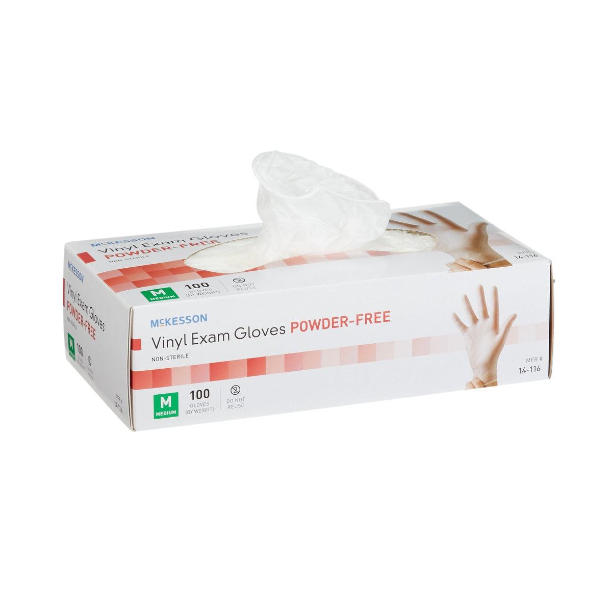 McKesson Vinyl Exam Glove - Clear, All Sizes - American Hospital Supply