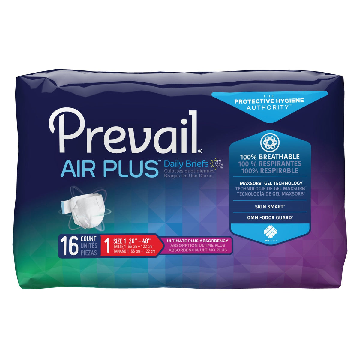 Prevail® Air Plus™ Adult Incontinence Brief - American Hospital Supply