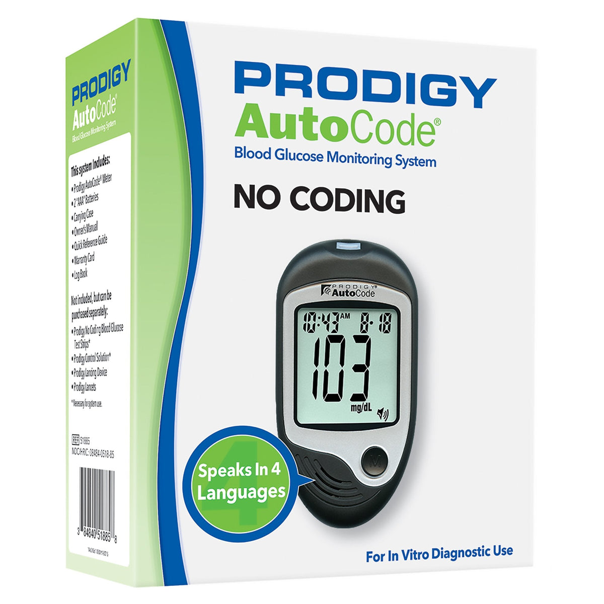Prodigy AutoCode® Blood Glucose Monitor System - American Hospital Supply