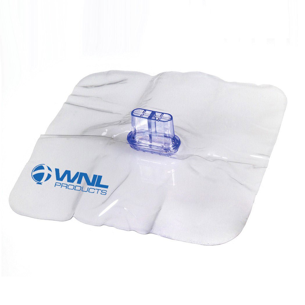 WNL Products CPR Shield with One-Way Valve and Detailed Instructions - American Hospital Supply